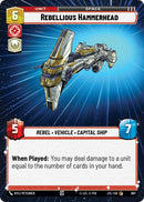 Rebellious Hammerhead (887) (Hyperspace Foil) (887) [Jump to Lightspeed]