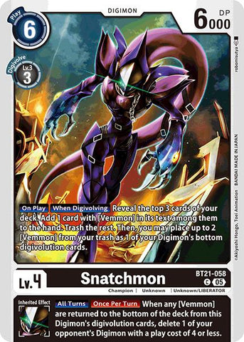 Snatchmon [BT21-058] [World Convergence]