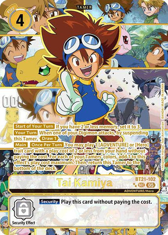Tai Kamiya [BT21-102] (Rare Pull) [World Convergence]
