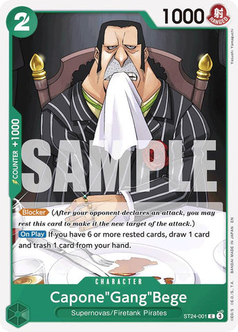 Capone"Gang"Bege [Starter Deck: GREEN Jewelry Bonney]