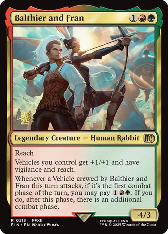Balthier and Fran [FINAL FANTASY Prerelease Promo]