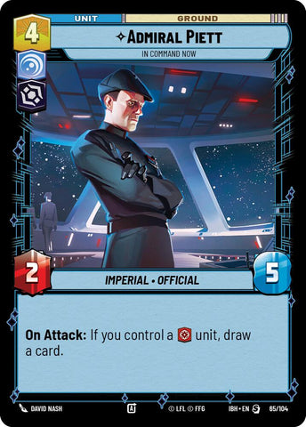 Admiral Piett (65/104) - In Command Now (65/104) [Intro Battle: Hoth]