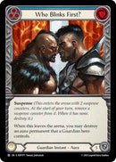Who Blinks First? [SUP177] (Super Slam)  Rainbow Foil