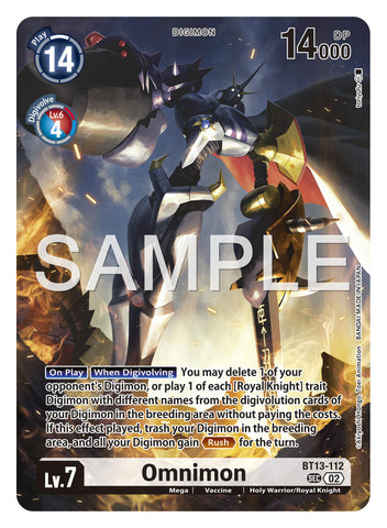 Omnimon [BT13-112] [Limited Card Pack -Another Knight-]