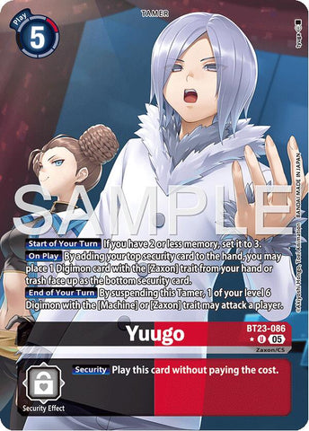 Yuugo [BT23-086] (Alternate Art) [Hackers' Slumber]