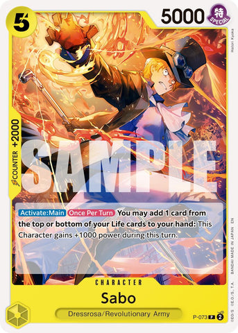 Sabo (P-073) (Reprint) [Premium Booster -The Best- Vol. 2]