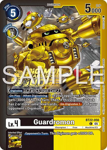 Guardromon [BT22-056] (Judge Pack 2025 Wave 2) [Cyber Eden]