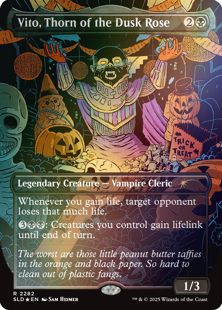 Vito, Thorn of the Dusk Rose (Rainbow Foil) [Secret Lair Drop Series]