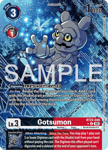 Gotsumon [BT23-048] (Alternate Art) [Hackers' Slumber]