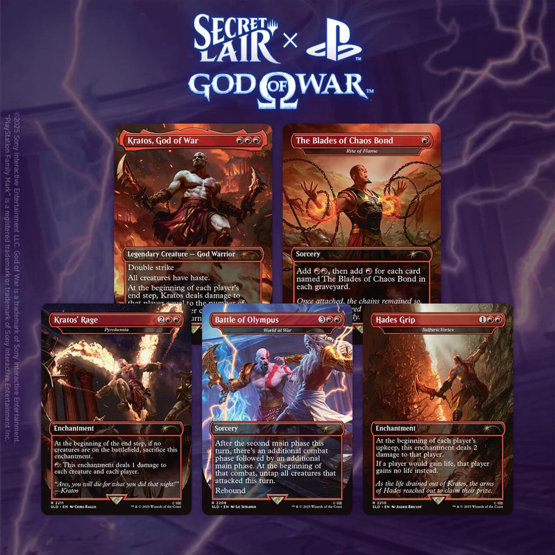 MTG: Secret Lair x God of War Collection (Greek & Norse - Non-Foil Edition)