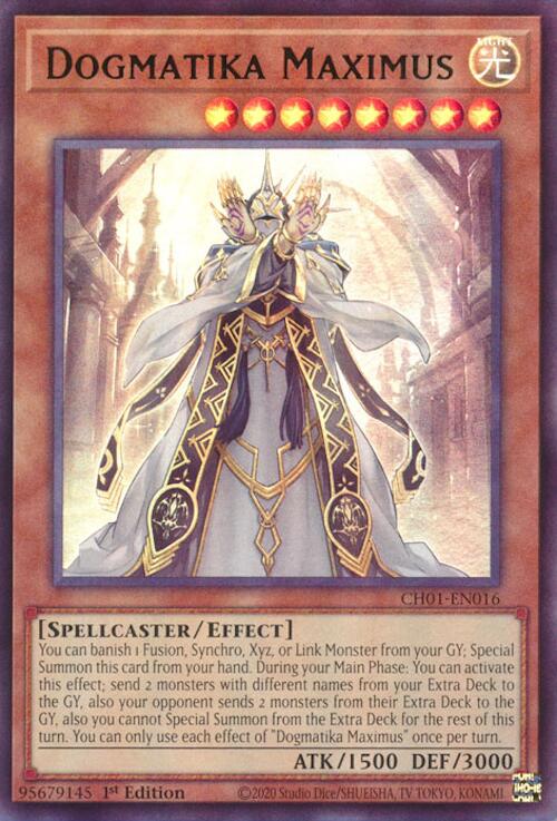 Dogmatika Maximus [CH01-EN016] Ultra Rare