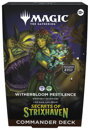 Secrets of Strixhaven Commander Deck - Witherbloom Pestilence (Max 1 per person) *PreOrder for 17 April*