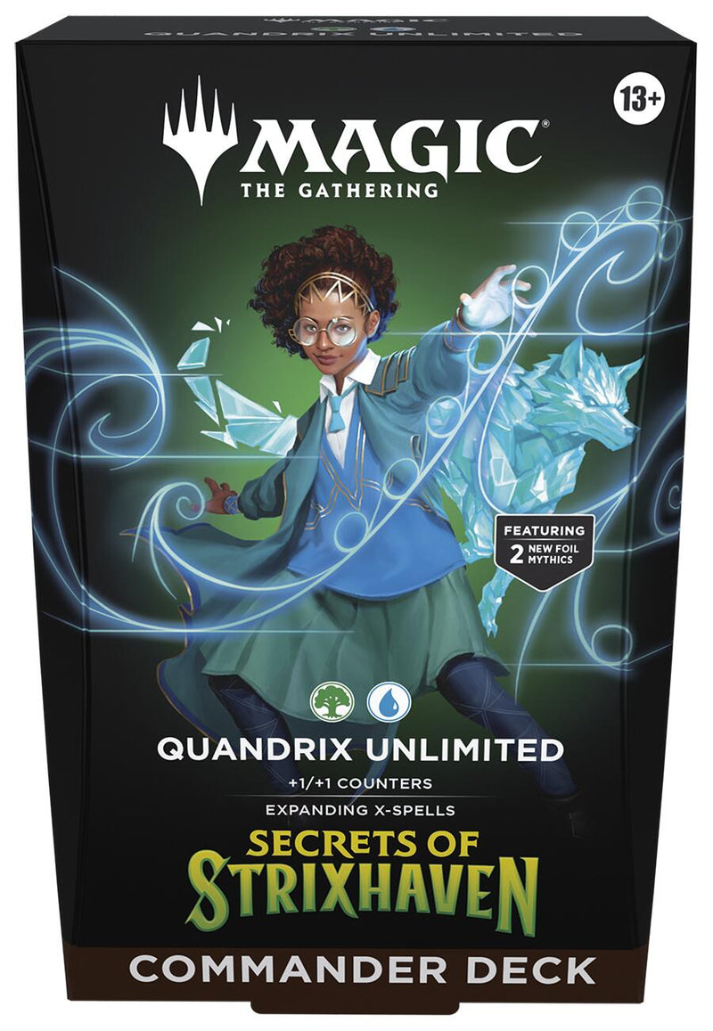 Secrets of Strixhaven Commander Deck - Quandrix Unlimited (Max 1 per person) *PreOrder for 17 April*