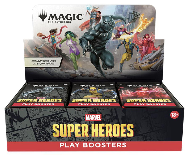 Marvel Super Heroes - Play Booster Display *PREORDER for 19 JUNE* (Max 3 per person)