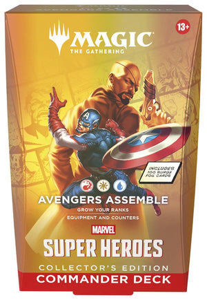 Marvel Super Heroes Commander Deck - Avengers Assemble (Collector's Edition) (Max 1 per person) *PREORDER for 19 JUNE*