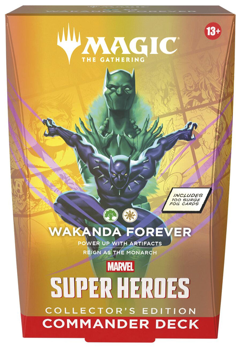 Marvel Super Heroes Commander Deck - Wakanda Forever (Collector's Edition) (Max 1 per person) *PREORDER for 19 JUNE*