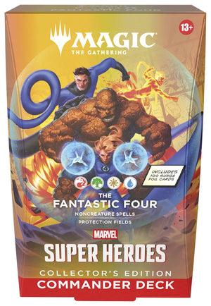 Marvel Super Heroes Commander Deck - The Fantastic Four (Collector's Edition) (Max 1 per person) *PREORDER for 19 JUNE*
