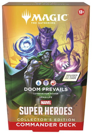 Marvel Super Heroes Commander Deck - Doom Prevails (Collector's Edition) (Max 1 per person) *PREORDER for 19 JUNE*