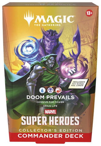 Marvel Super Heroes Commander Deck - Doom Prevails (Collector's Edition) (Max 1 per person) *PREORDER for 19 JUNE*