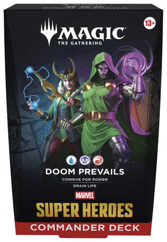 Marvel Super Heroes Commander Deck - Doom Prevails (Max 1 per person) *PREORDER for 19 JUNE*