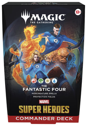Marvel Super Heroes Commander Deck - The Fantastic Four (Max 1 per person) *PREORDER for 19 JUNE*