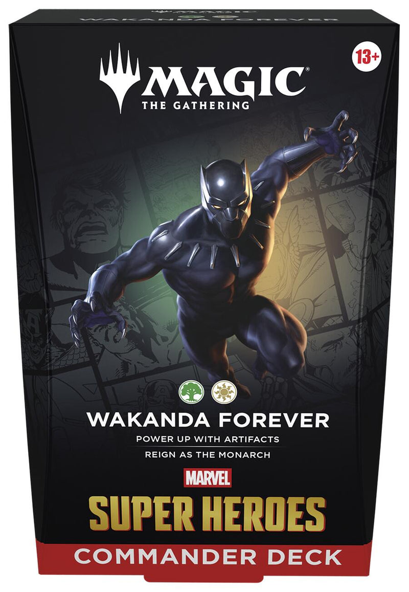 Marvel Super Heroes Commander Deck - Wakanda Forever (Max 1 per person) *PREORDER for 19 JUNE*