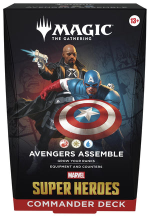 Marvel Super Heroes Commander Deck - Avengers Assemble (Max 1 per person) *PREORDER for 19 JUNE*