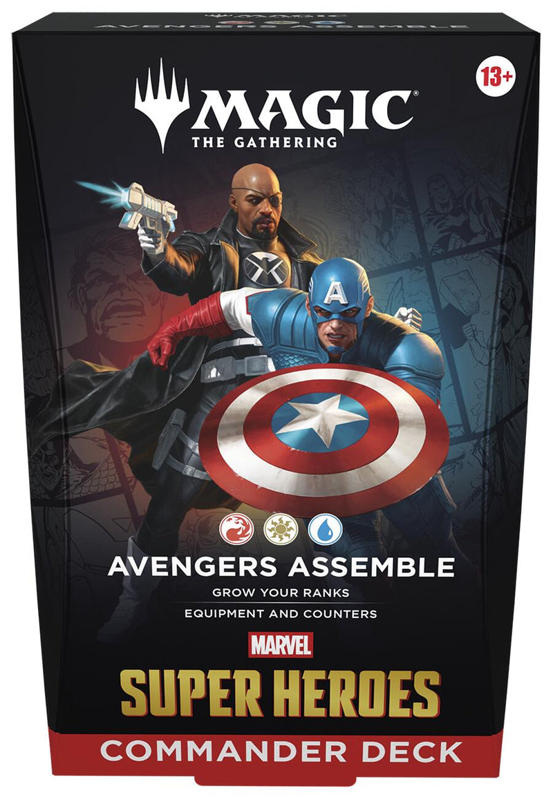 Marvel Super Heroes Commander Deck - Avengers Assemble (Max 1 per person) *PREORDER for 19 JUNE*