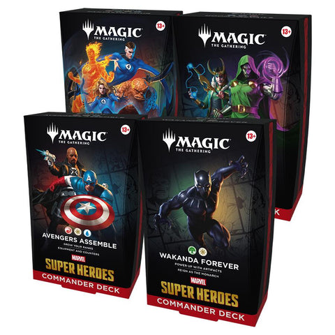Marvel Super Heroes Commander Deck Case (Max 1 per person) *PREORDER for 19 JUNE*