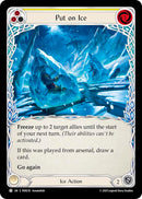 Put On Ice (Yellow) (Rainbow Foil) [PEN235] (Compendium of Rathe)  Rainbow Foil