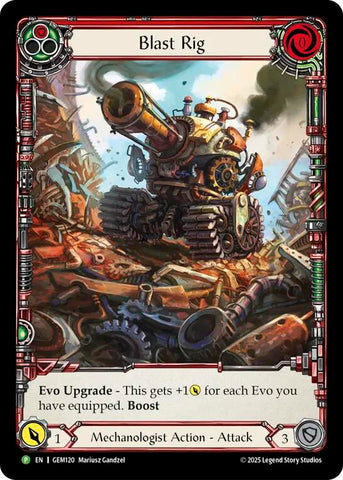 Blast Rig (Red) [GEM120] (GEM Pack 4)  Rainbow Foil