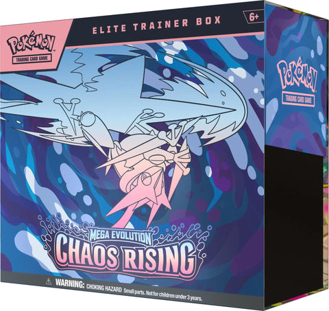 Mega Evolution: Chaos Rising Elite Trainer Box (Max 1 per person) *PREORDER for 22 MAY*