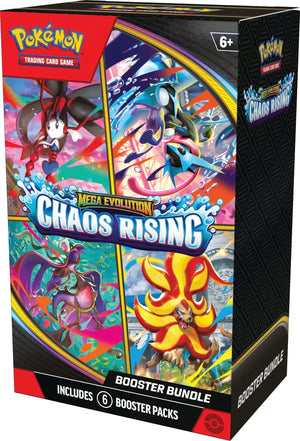 Mega Evolution: Chaos Rising Booster Bundle (Max 1 per person) *PREORDER for 22 MAY*