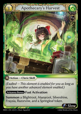 Apothecary's Harvest (254) [Radiant Origins]