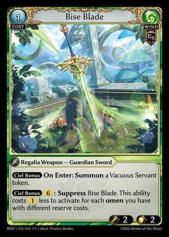 Bise Blade (31) [Radiant Origins]