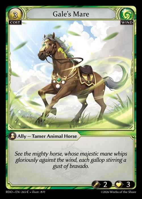 Gale's Mare (Curio Foil) (265) [Radiant Origins]