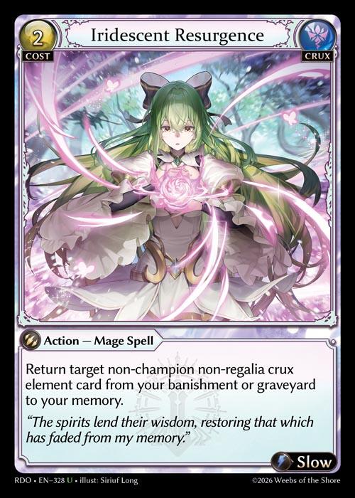 Iridescent Resurgence (Curio Foil) (328) [Radiant Origins]