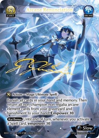 Arcane Renunciation (CSR) (299) [Radiant Origins]