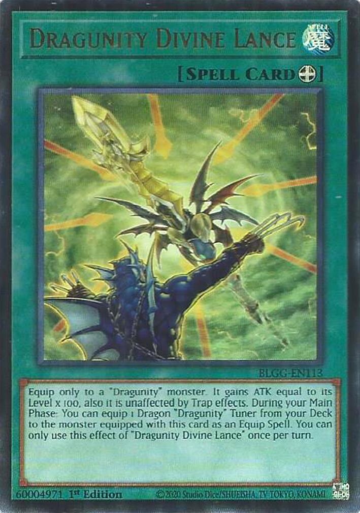 Dragunity Divine Lance [BLGG-EN113] Ultra Rare