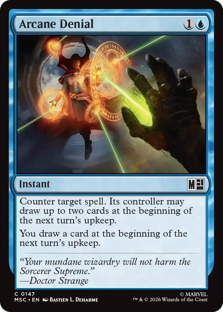 Arcane Denial (Surge Foil) [Marvel Super Heroes Commander]