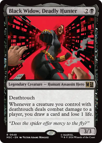 Black Widow, Deadly Hunter [Marvel Super Heroes Commander]