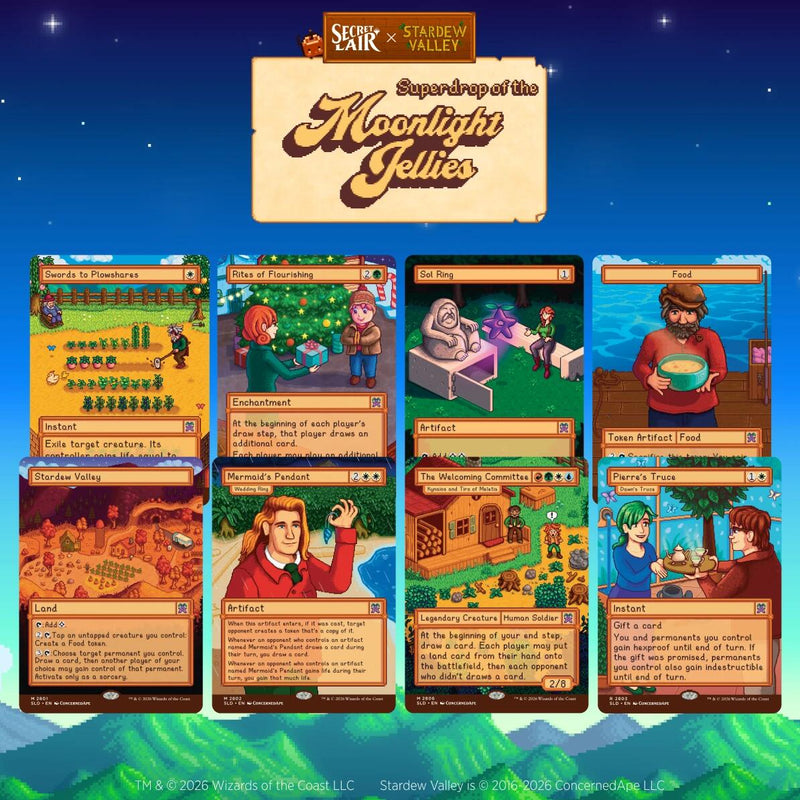 Secret Lair Drop Series: Secret Lair x Stardew Valley: Welcome to Stardew Valley *PREORDER for 18 SEPTEMBER*