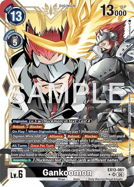 Gankoomon [EX13-061] (Alternate Art) [Chivalrous XIII]