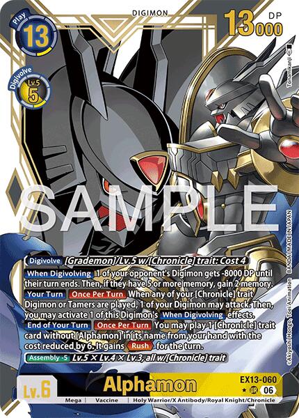 Alphamon [EX13-060] (Alternate Art) [Chivalrous XIII]