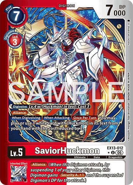 SaviorHuckmon [EX13-012] (Limited Foil) [Chivalrous XIII]