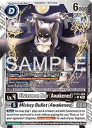 Sistermon Noir [EX13-066] (Awakened) // Mickey Bullet (Awakened) (Limited Foil) [Chivalrous XIII]