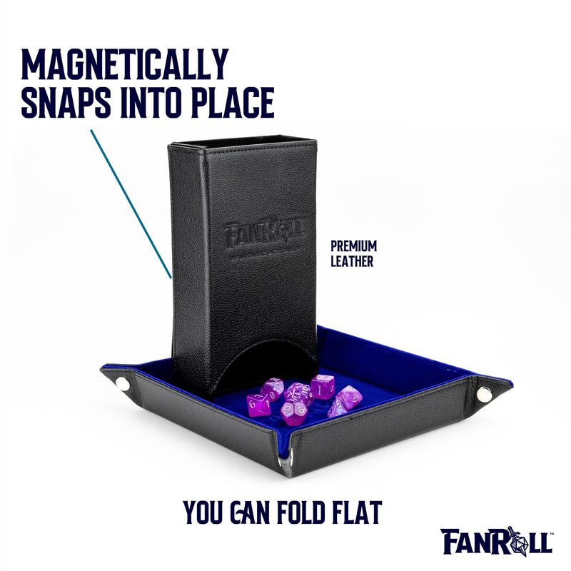 MDG "FanRoll" Leather Fold Up Dice Tower