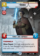 Dooku - Corruption Must Be Eradicated (552) (Hyperspace Foil) (552) [Homeworlds]