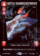 Battle-Scarred Destroyer (877) (Prestige Foil) (877) [Homeworlds]
