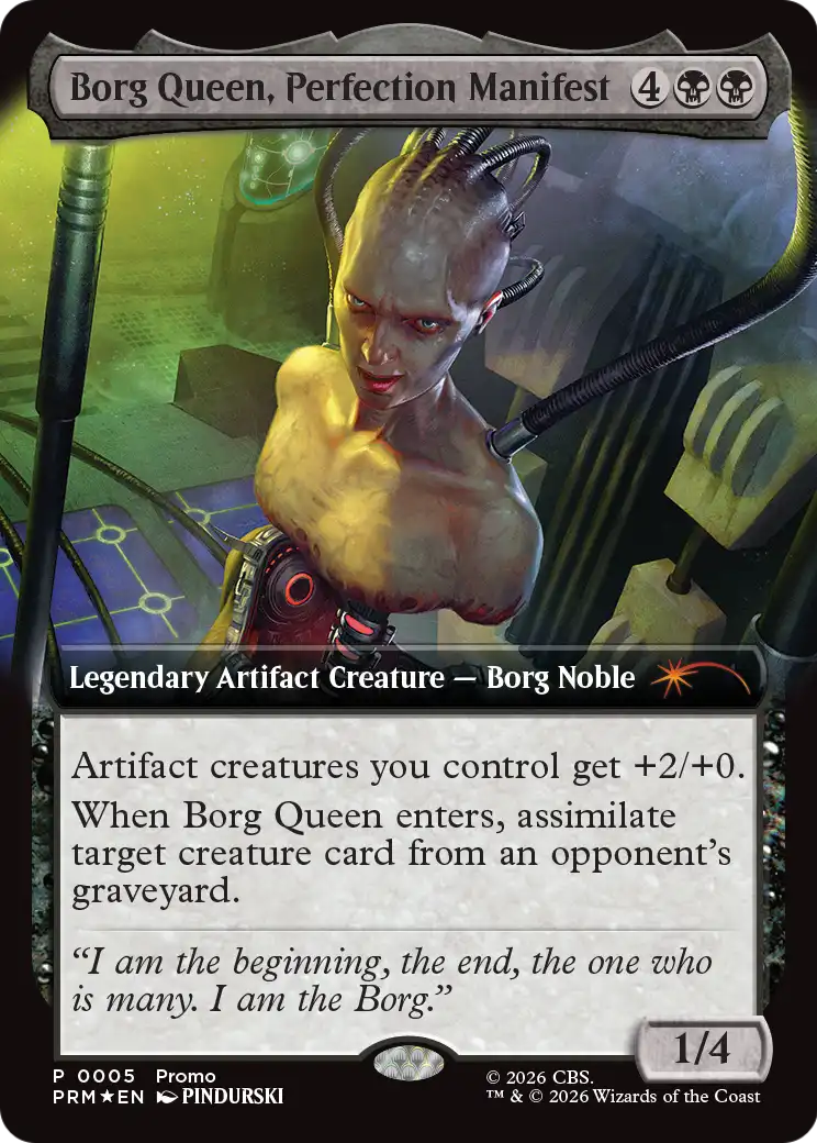 Borg Queen, Perfection Manifest (Extended Art) [Star Trek Promos]